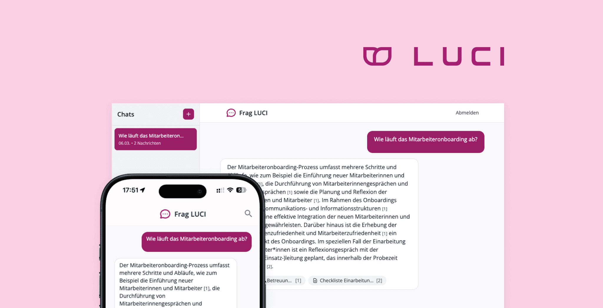 Interaktive KI-Wissensdatenbank